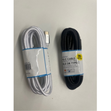 TRAVELOCITY 9-Foot Braided Type-C Cable