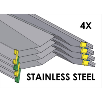 (CUSMA form attached) Rakabot Titan 4x shelves of 47 inches wide STAINLESS 304 #4