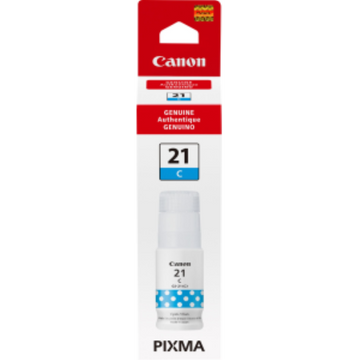 GI-21 Cyan Ink Bottle SKU 4537C001