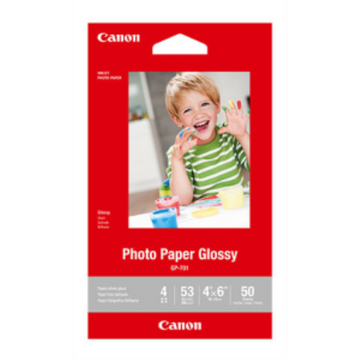 GP-701 4" x 6" Photo Paper Glossy (50 sheets/pkg)