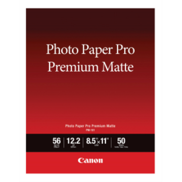 PM-101 8.5" x 11" Photo Paper Pro Premium Matte (50 sheets/pkg)