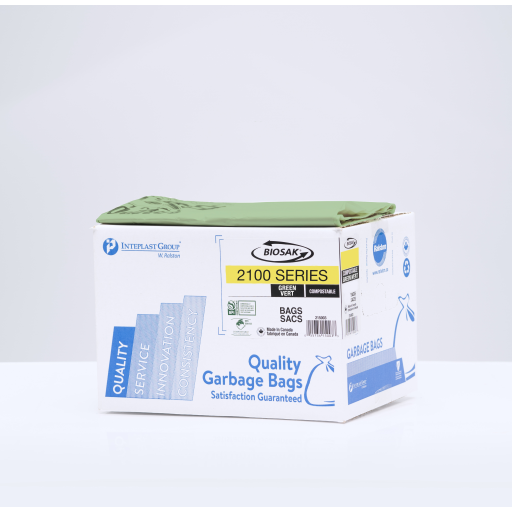 30 X 38 Green 125 Compostable Bags