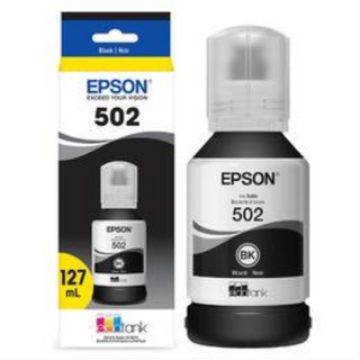 Epson T502 Ink Bottle, Pigment Black, with Sensor