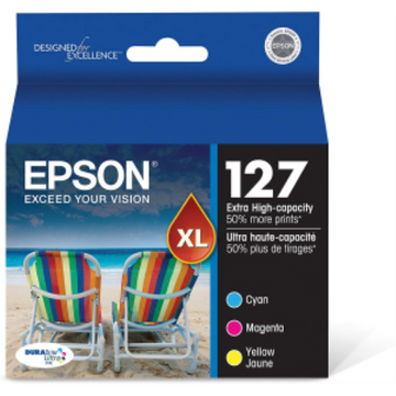 T127520S Epson 127 Extra HighCAP Color Original Ink Cartridge