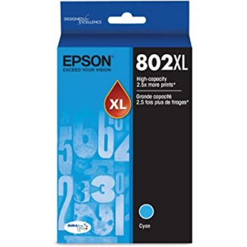 T802XL220-S Epson 802XL HC Cyan Original Ink Cartridge