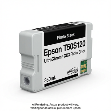 Epson ULTRACHROME XD3 Photo Black Cartridge, 350MLT5