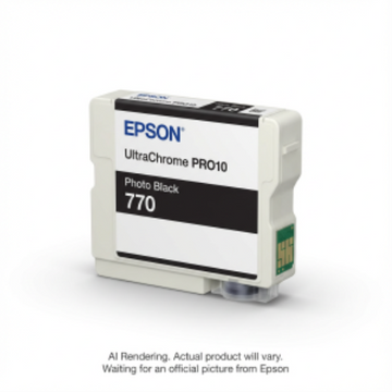 Epson Ultrachrome PRO10 Black Ink Cartridge, 25MLT77