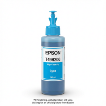 Epson T49H Cyan Ink Bottle 140 ML SC-T3170xT49H200