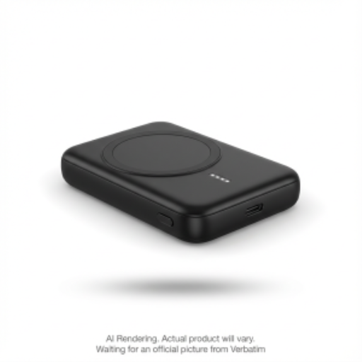 Verbatim Charge 'n' Go 10,000 mAh Magnetic Wireless Power Bank - 20W USB-C PD & 15W Wireless