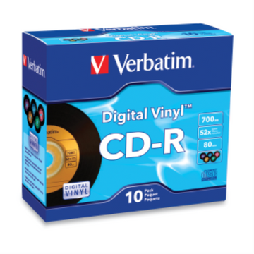 Verbatim CDR 80/700 52X VRB DV COLR 10 SC.BOX OPP