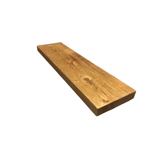 Solid Wood Shelf 36"L x 6"D x 2"T Honey