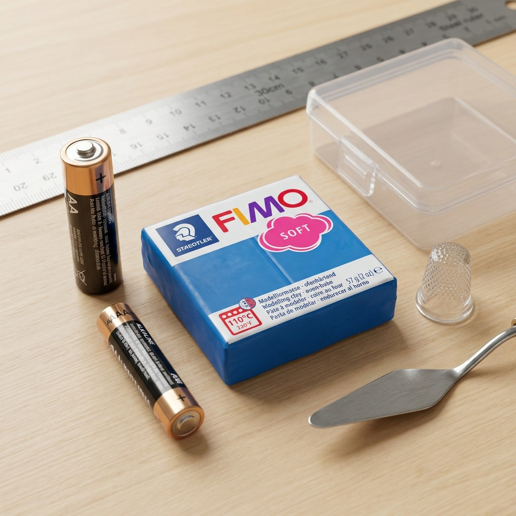 STAEDTLER Fimo Soft Pacific Blue modelling clay hero shot on clean white background.