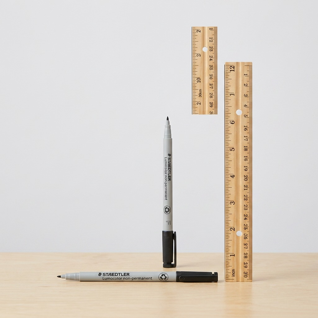 A high-resolution product shot of the STAEDTLER Lumocolor non-permanent marker (316-9), centered on a pure white background.