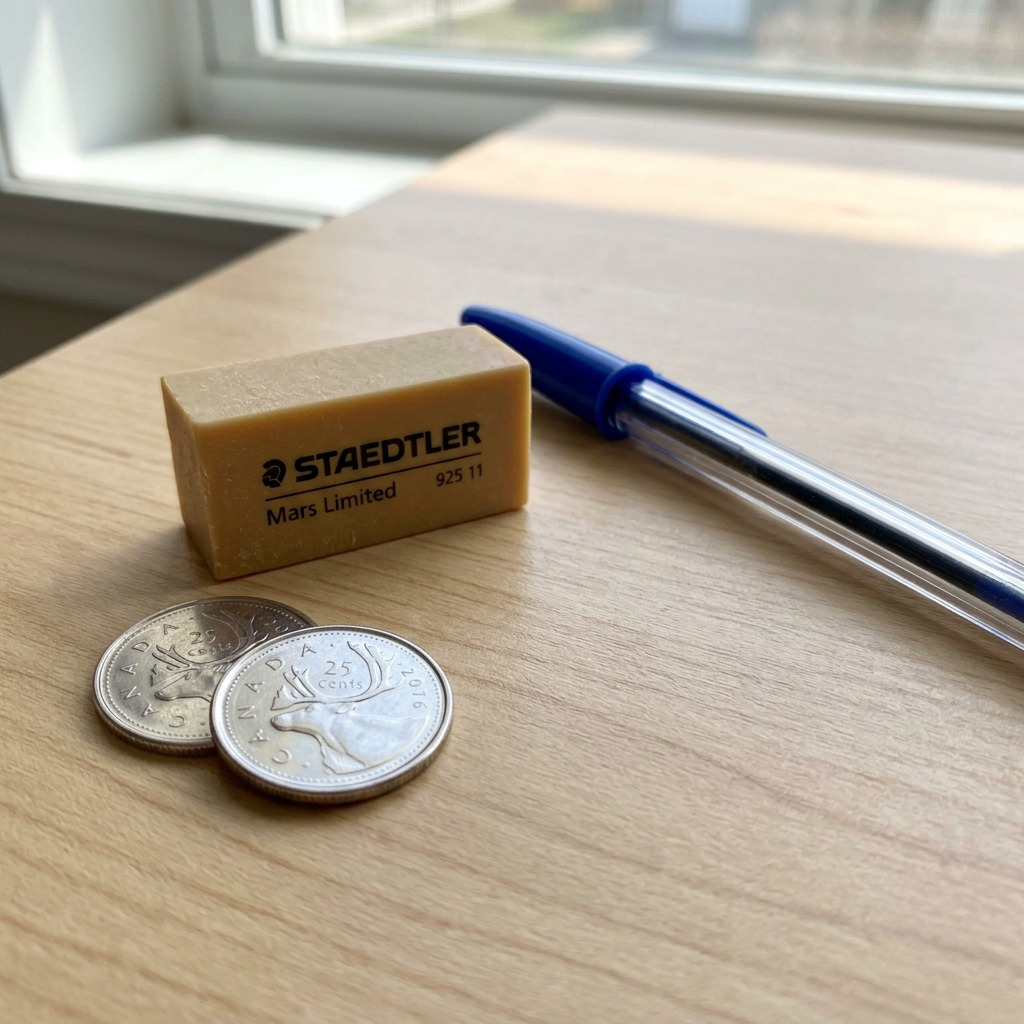 A high-resolution, centered view of the STAEDTLER Mars 925 11 natural rubber eraser.