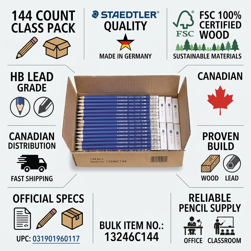 Info-graphic matrix showing STAEDTLER Norica pencils for trust and authority in shopping.