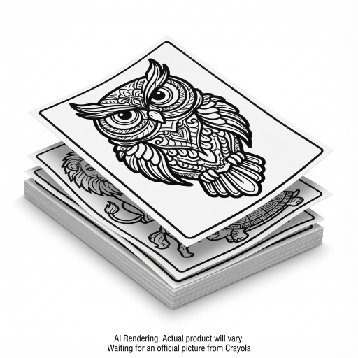 Crayola – Pages à colorier Animaux duveteux