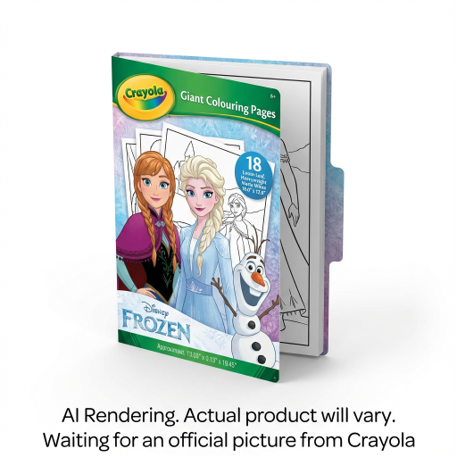 Crayola Frozen – Pages géantes à colorier