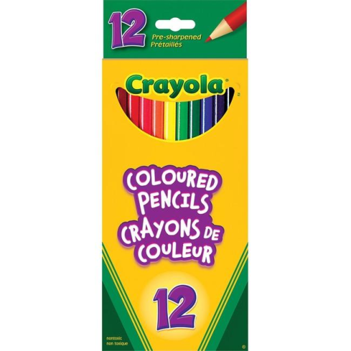 Crayola – 12 crayons de couleur