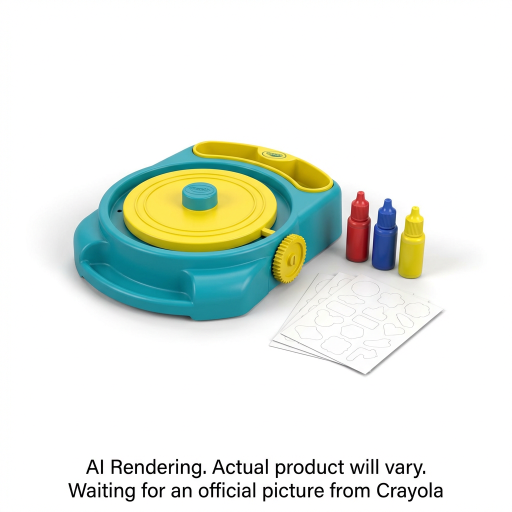 Crayola – Machine à autocollants Spin Art