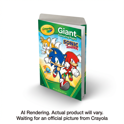 Crayola Sonic – Pages géantes à colorier