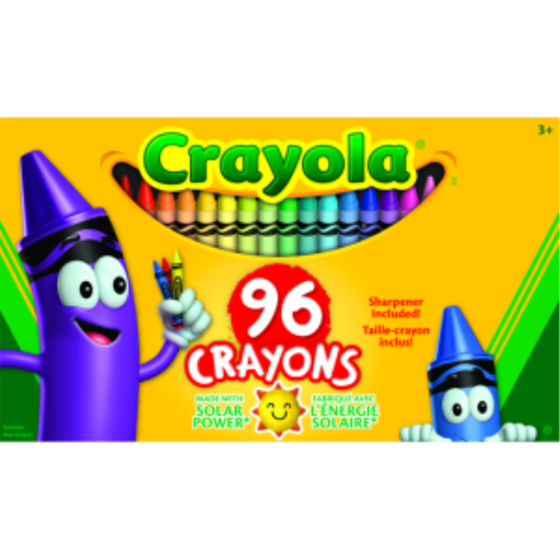 Crayola – Boîte de 96 crayons de cire