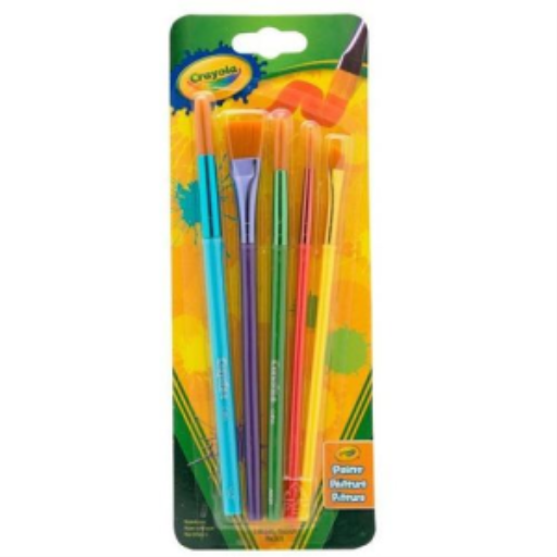 Crayola – 5 pinceaux Premium assortis