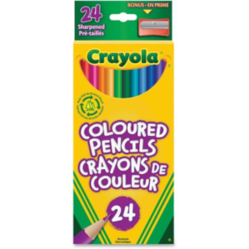 Crayola – 24 crayons de couleur