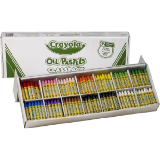 Crayola Classpack – 336 pastels à l’huile, 12 couleurs