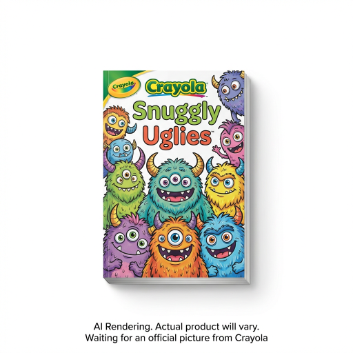 Crayola – Livre à colorier 96 pages Snuggly Uglies