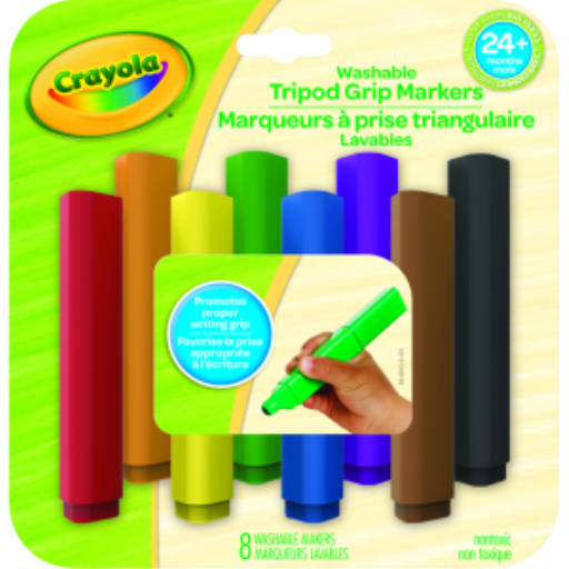8 Washable Tripod Grip Markers