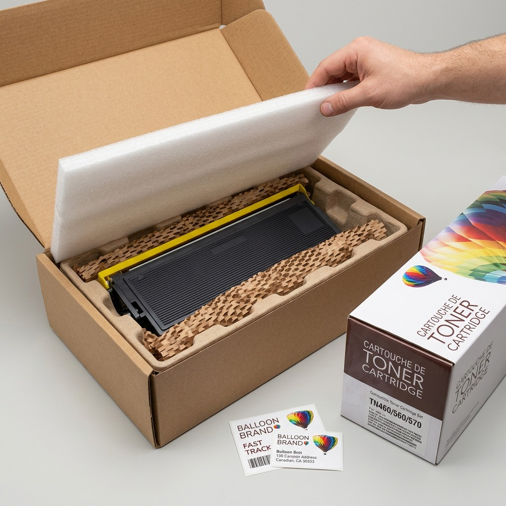 Balloon Brand – Cartouche de toner TN460 compatible Brother