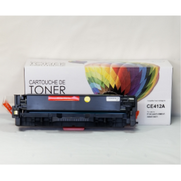 Cartouche de toner Balloon Brand CE412A pour HP jaune – CTCE412A