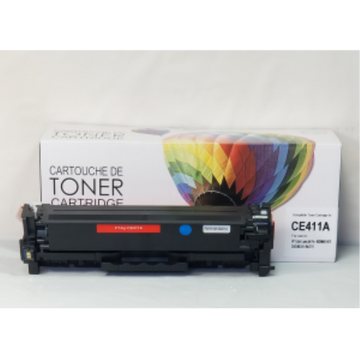 Cartouche de toner Balloon Brand CE411A pour HP cyan – CTCE411A