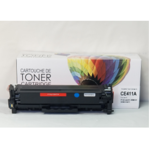 Cartouche de toner Balloon Brand CE411A pour HP cyan – CTCE411A