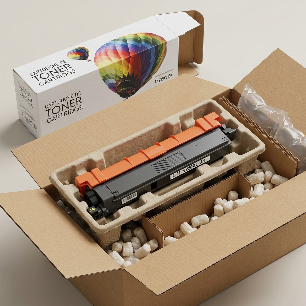 Balloon Brand – Cartouche de toner TN229XLBK compatible Brother noir