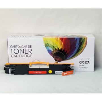 Cartouche de toner Balloon Brand CF352A compatible HP jaune – CTCF352A