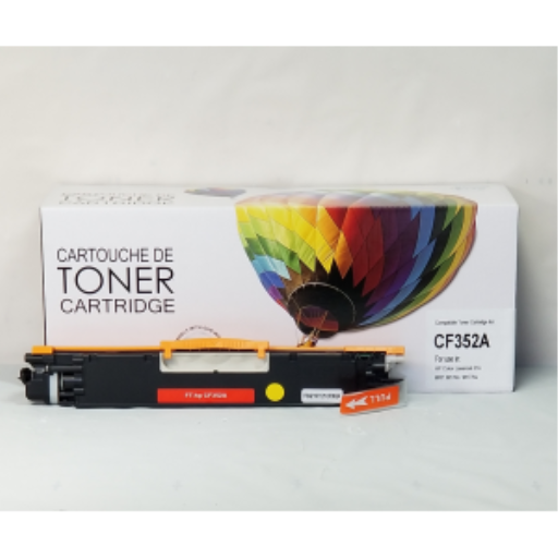Cartouche de toner Balloon Brand CF352A compatible HP jaune – CTCF352A