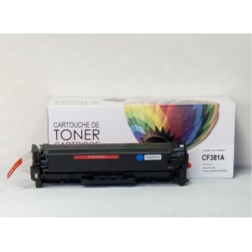 Cartouche de toner Balloon Brand CF381A compatible HP cyan – CTCF381A