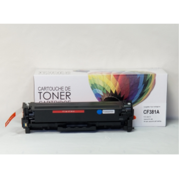 Cartouche de toner Balloon Brand CF381A compatible HP cyan – CTCF381A