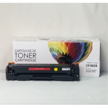Cartouche de toner Balloon Brand CF502X compatible HP jaune – CTCF502X