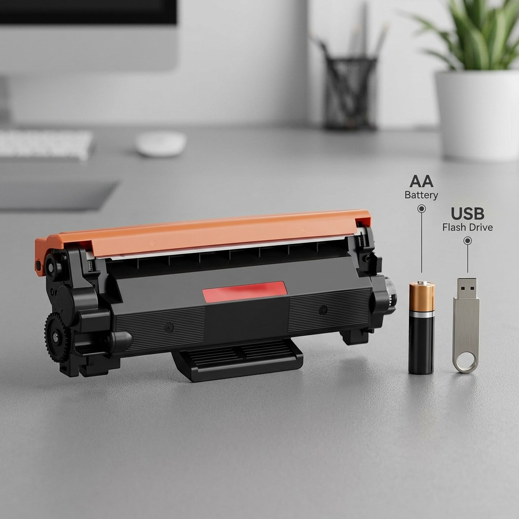 Hero shot of the Balloon Brand CT-TN760 compatible black toner cartridge.