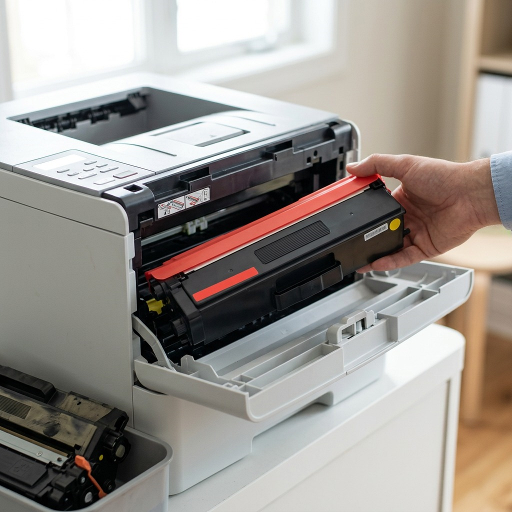 Balloon Brand – Cartouche de toner remis à neuf TN336Y compatible Brother jaune
