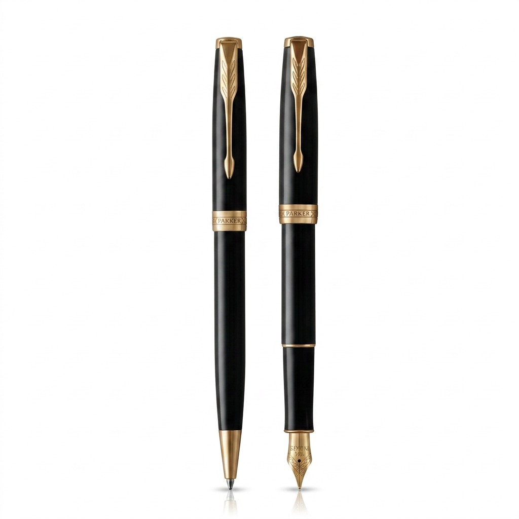 Parker Sonnet Duo – Coffret stylo-bille et stylo-plume — vue principale, réf. 2093371
