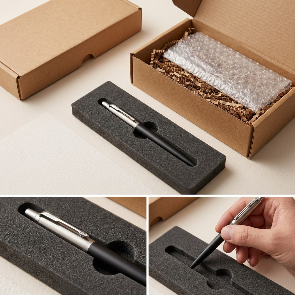 Parker Jotter Originals – Stylo gel noir 0,7 mm — vue de l’emballage, réf. 2140500
