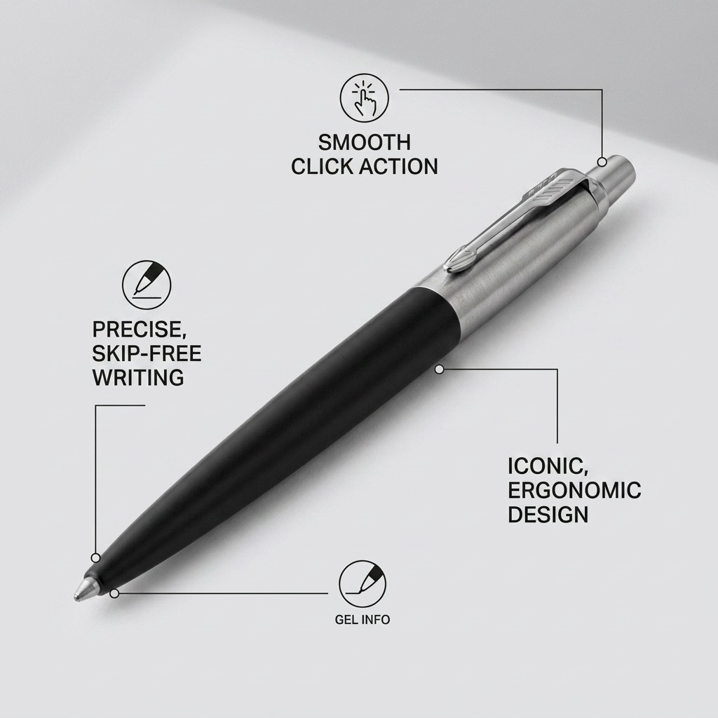 Parker Jotter Originals – Stylo gel noir 0,7 mm — vue complémentaire 7, réf. 2140500