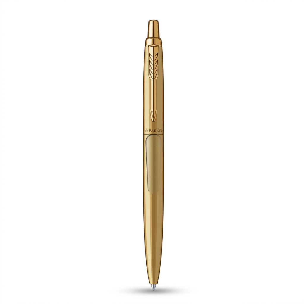 Parker Jotter XL – Stylo-bille doré mat — gros plan sur les détails, réf. 2122758