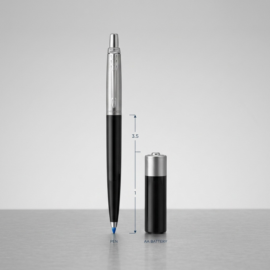 Parker Jotter Originals – Stylo-bille noir classique — gros plan sur les détails, réf. 2096873