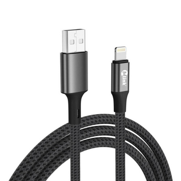 Mlink - Lightning to USB Braided Fast Charging Cable PD20W 5V/2.4A - 3m (10')