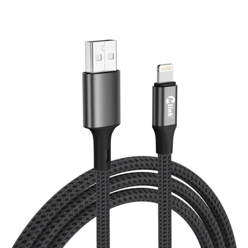 Mlink - Lightning to USB Braided Fast Charging Cable PD20W 5V/2.4A - 2m (6.6')