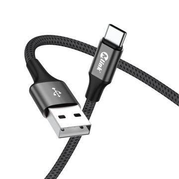 Mlink - USB-A to USB-C Braided Fast Charging Cable PD20W 5V/2.4A - 1m (3.3')